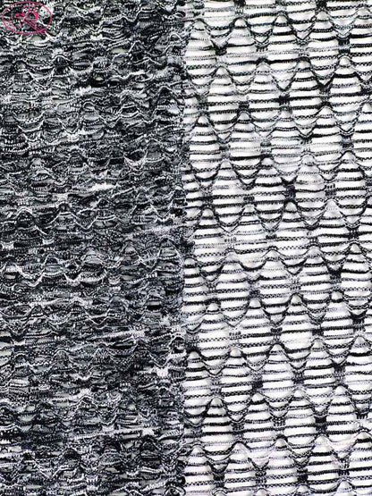 Sexy swimsuit fabric yarn-dyed mesh with high elasticity and multicolor diamond patterns.Rainbow-1 (七彩网格)