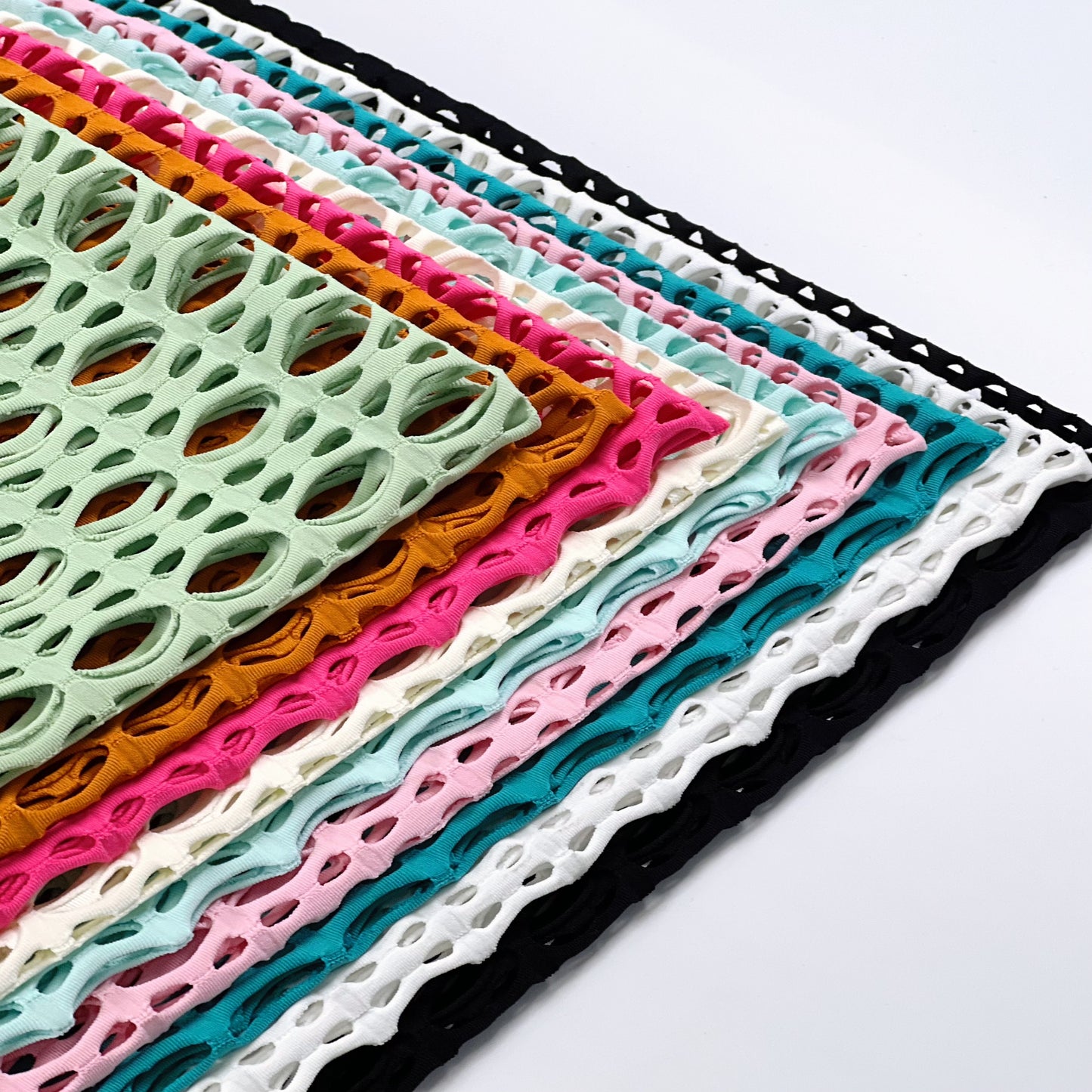 4 Way Stretch Jacquard Mesh Fabric
